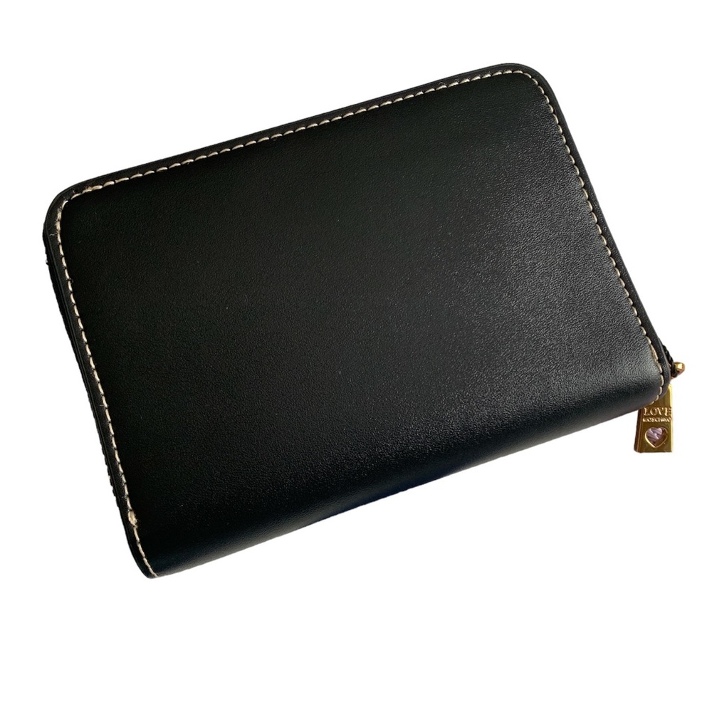 ❤️❤️❤️LOVE MOSCHINO BLACK FAUX LEATHER WALLET WITH ZIP CLOSURE❤️❤️❤️ - Picture 3 of 6